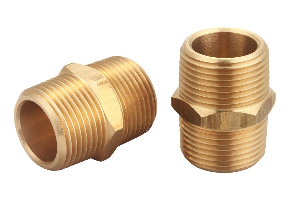 T TANYA HARDWARE 3/4 Inch NPT Brass Nipple Male 3/4″ x Male,