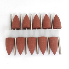 10pcs 2.35mm Dental Silicone Polishers Resin Base Acrylic Diamond Polishing Burs