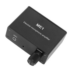 Electret Microphone Amp Adjustable Gain 0‑20db Condenser Mic Headphone