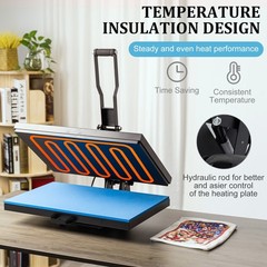 16″ x 24″ Clamshell Heat Press Machine for T-Shirt Sublimation Digital Transfer