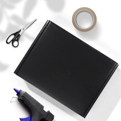 Black Corrugated Cardboard Boxes 20-Pack