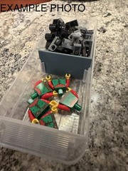 Akro-Mils Divider for Shelf Bins Dark Gray Or Black . 3D printed. 16 Count