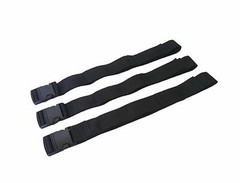LINE2design Spine Board Straps – Disposable Backboard Straps Pack of 3 – Black