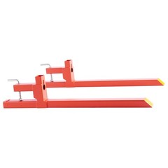 Uimoso 2000 lbs 43″ Clamp on Pallet Forks Quick Attach Tractor Forks