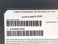5X SYMBOL SPT1800-TRG80400 MOBILE COMP BARCODE SCANNERS 8MB w/CHARGING CRADLES