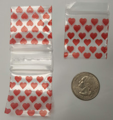 DIME BAGS 1000pcs 1.5″ x 1.5″ WE CHOOSE RANDOM MIX! (10 packs x 100)