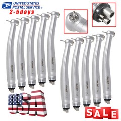10pcs NSK Style Dental High Speed Handpiece Push Button type 4/2 Hole SANDENT-M4