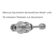 Titanium Dental Multi-Unit Straight Abutment 4.8 Fit Hiossen Osstem Mini/Regular