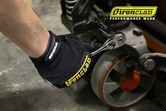 Ironclad Black Mechanics General Utility Work All Purpose Gloves GUG XS S M L XL