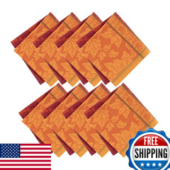 Elrene Home Fashions Maplewood Jacquard Fall/Harvest Thanksgiving Woven Cotton