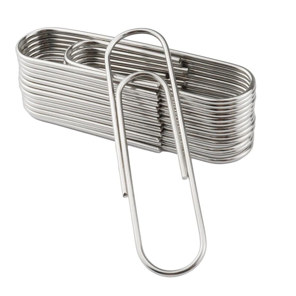 14 PCS 4 Inch (100mm) Extra Large Paper Clips Silver Rust Resistant Metal Str…