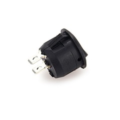 10x Circle Rocker Switches Round Small Mini ON/OFF AC 125V/250V Car/Truck DC 12V