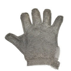 Franklin Size M Stainless Steel Chain Mail Protective Glove 5 Finger Reversible