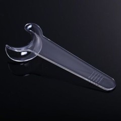 4Pcs Dental Intraoral Cheek Lip Retractor T-Shape Mouth Opener Clear S/L Size