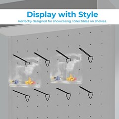 100 PC Plastic Blister Clamshell Display Case with Hang Holes – 2.5×1.25×1