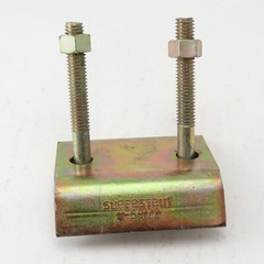 Super Strut U-501/2 Beam Clamp 3″ Wide w/ Hex Nut and U-Bolt Steel Channel