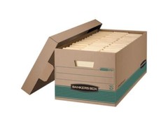 Fellowes 1270101 Stor/File Extra Strength Storage Box, Letter, Lift-Off Lid, Kft