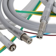 Dental Silicone Tube Hose for Air Turbine Motor Handpiece Connector 2/4/6 Holes