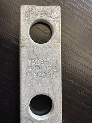 Burndy YA28-2N Two Holes Purple Die 15 Compression Lug, 4/0 AWG N200