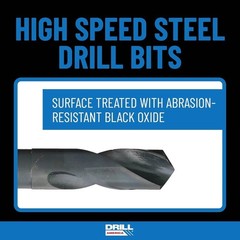 Drill America 1/8″ Carbon Steel NPT Pipe Tap and R High Speed Steel Drill Bit