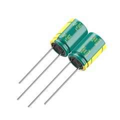10-Pack 25V 220uF Quality Low ESR Electrolytic Capacitors 8x12mm 0.32×0.47in…