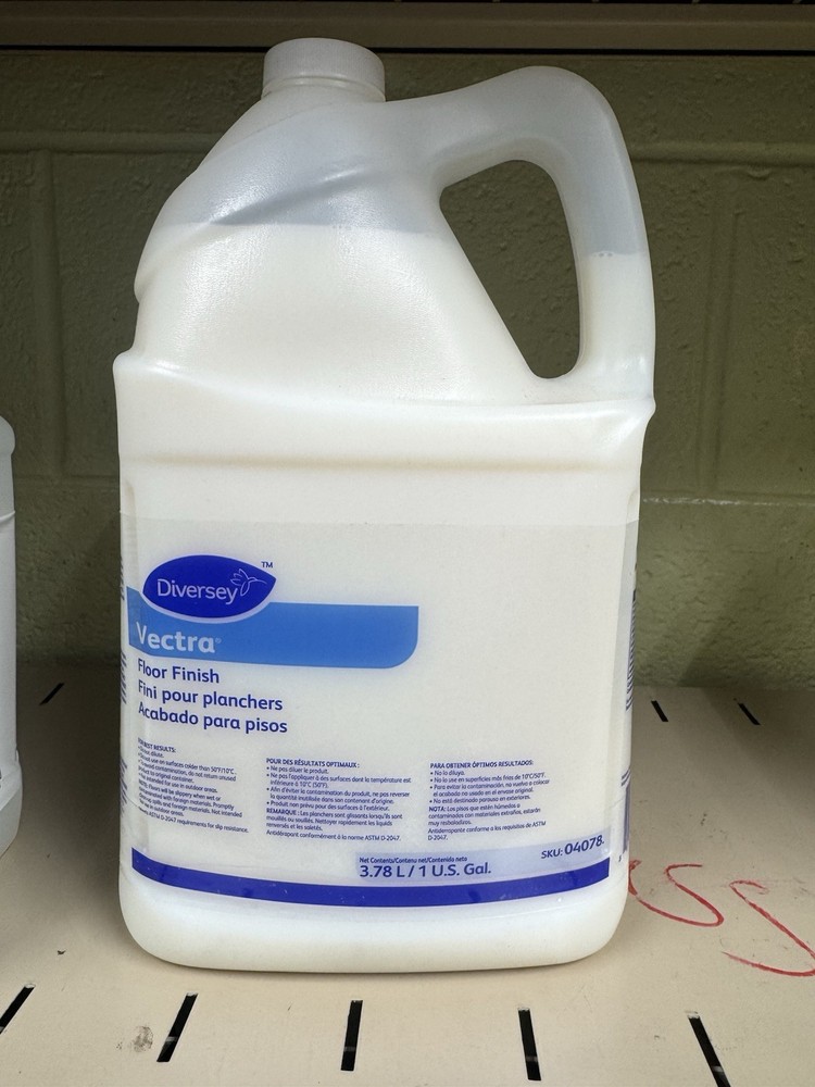 Diversey Vectra Floor Finish 1 Gallon Durable