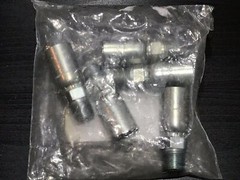 (5Pcs) MP-08-08 1/2″ Hose x 1/2″ NPTF Male Pipe Rigid Hydraulic Hose Fitting-New