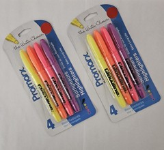 2 Sets Of Promarx Glowline 4-Ct HIGHLIGHTERS! 8 Total
