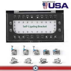 Dental Orthodontic Bracketo Autoenganchado Monoblock Mini MBT 022 Hooks 345