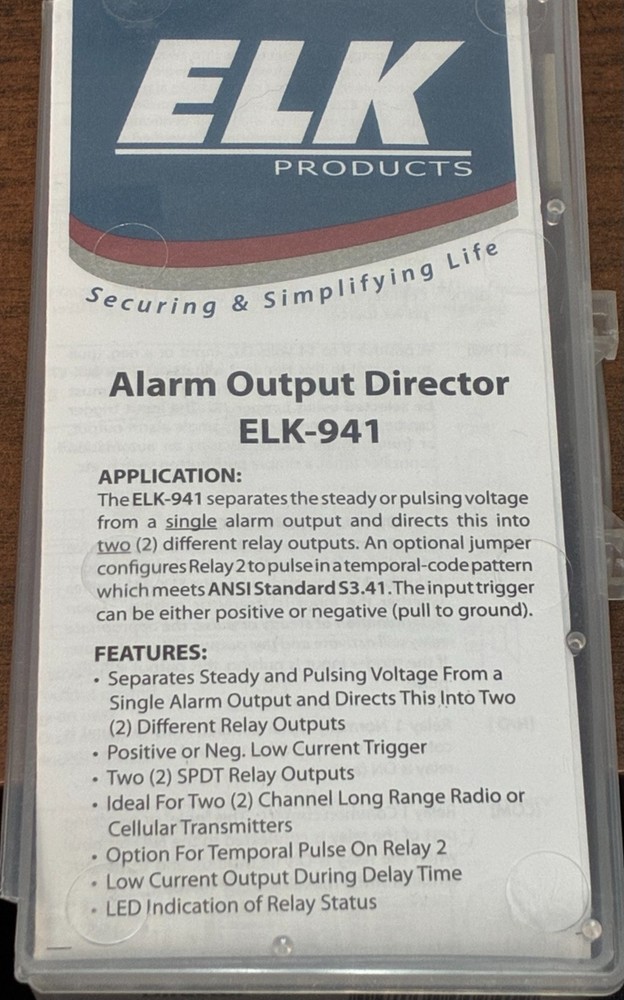 ELK-941 Alarm Output Director