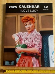 I Love Lucy – 2025 – 12-Month Calendar Planner Book – Lucille Ball