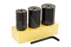 3 PC PRECISION EXPANDING ARBORS SET MANDRELS 1-1/2“ 1-3/4” 2“ LATHE MILLING P