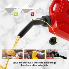 Universal Gas Can Spout Replacement Kit – 3 Packs, Leakproof Nozzles & Filters