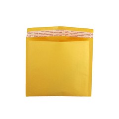 5 EcoSwift Size #CD 7.25 x 8 Kraft Bubble Mailers Self x 8 inches, Gold