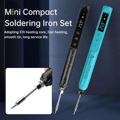 Digital USB Smart Temperature Adjustable Soldering Iron 800mAh battery Portable