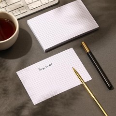 Extra Heavyweight Grid Index Cards 4×6 Inch 92lb Weight Double Sided Graph Ru