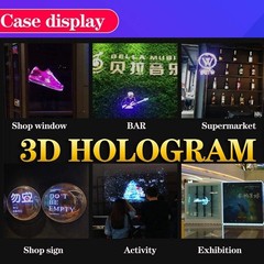 19.7in 3D Hologram Fan 528 LED 1500+ Videos WiFi APP