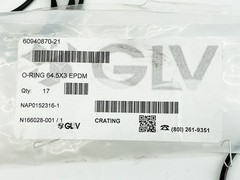 New Lot of 17 GL&V NAP0152316-1 O-Ring 64.5X3 EPDM
