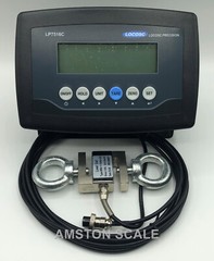 NEW 20000 LB S-TYPE LOAD CELL LCD INDICATOR HANGING CRANE SCALE TENSION LIFTING