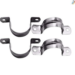 Heavy Duty 1″ Steel Pipe Hanger Clamps – Pack of 4 with Screws for Durability