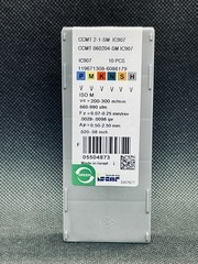 ISCAR CCMT2-1-SM IC907 CCMT060204-SM Carbide Inserts 10 PCS Free Shipping!