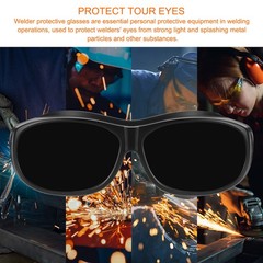 Welding Glasses IR Shade 10 CE Certified Protective Wrap-Around Lens