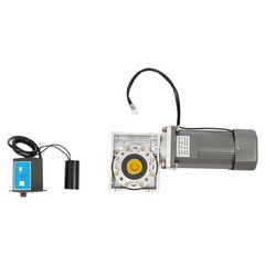 Worm Gear Reducer Motor with Speed Controller 1:50 Reduction 370W 27 r/min 65 NM