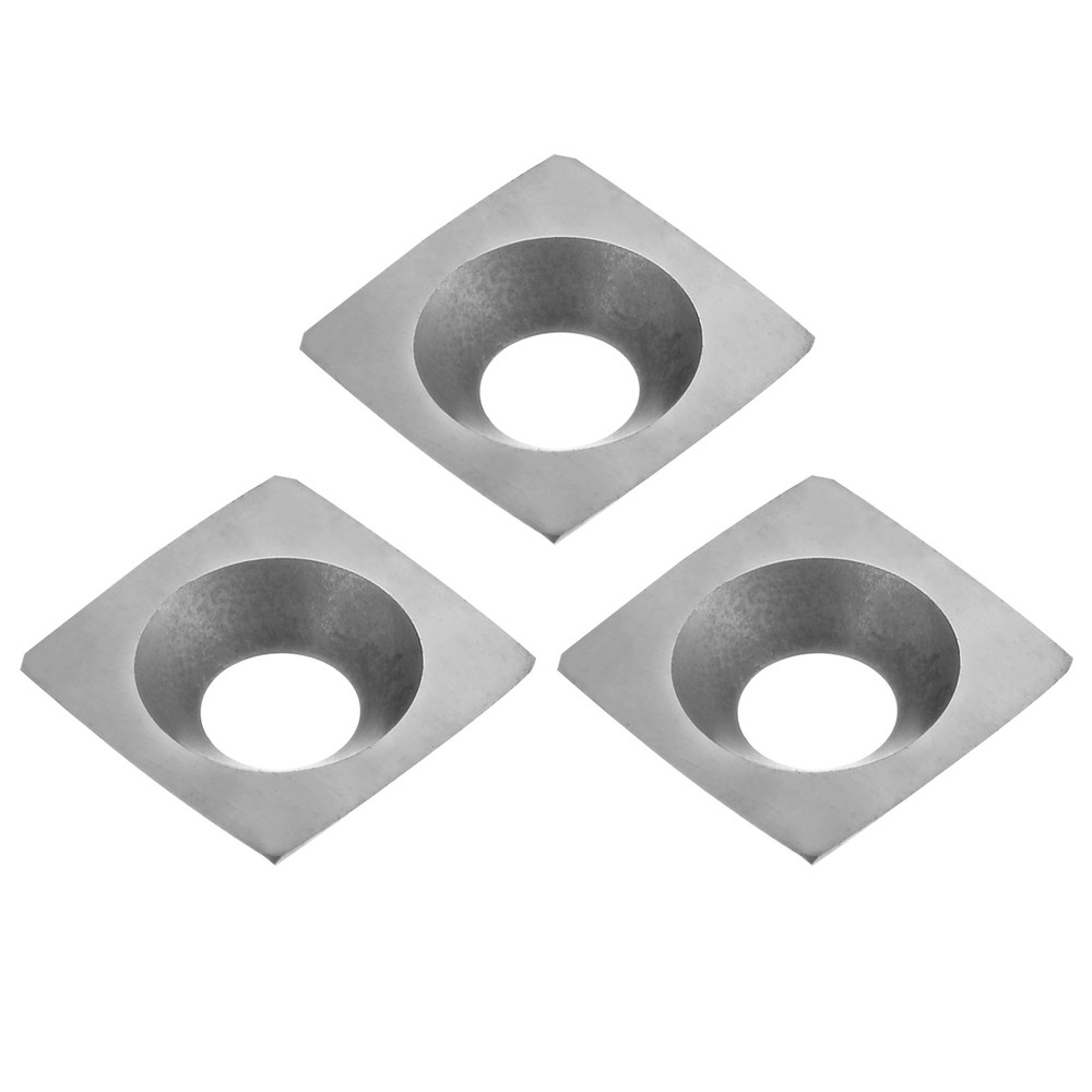 3pcs 11mm Square Carbide Cutters with 2″ Edge Radius Replacement Cutter Knives