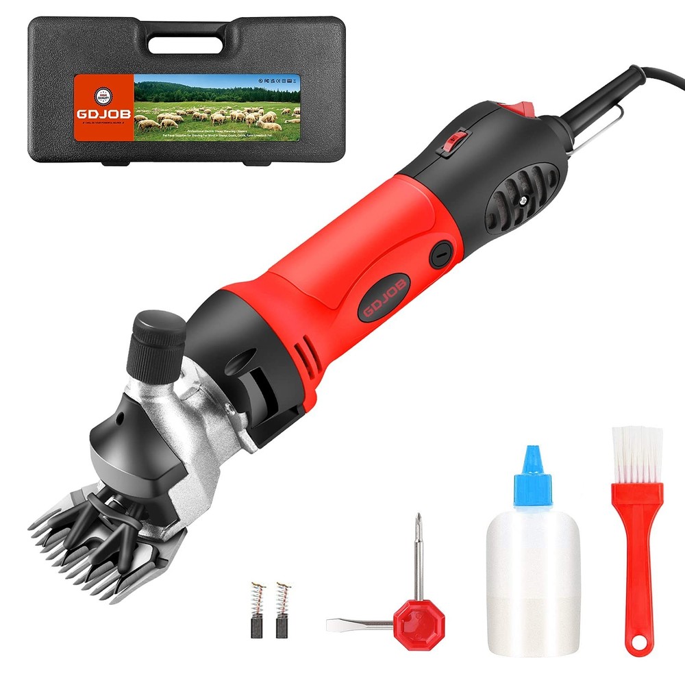 Sheep Shears 500W Professional 6 Speeds, Heavy Duty Sheep Clippers for Sheep,…