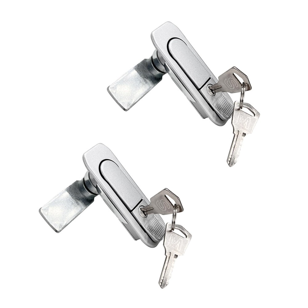 Xnrtop Electric Cabinet Panel Pop Up Lock Push Button Door Cam Lock Silver wi…