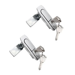 Xnrtop Electric Cabinet Panel Pop Up Lock Push Button Door Cam Lock Silver wi…