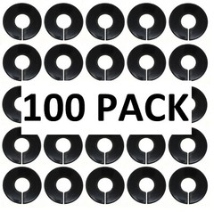 Black Round Plastic Blank Rack Size Dividers – Multi-Pack