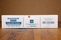 *Box of 10 Units* McKesson Size 11 Disposable Scalpel Single-Use Sterile