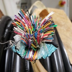 PRICER PER FOOT – General Cable 010-2000 100-Pair 24AWG Colorful Copper Wire